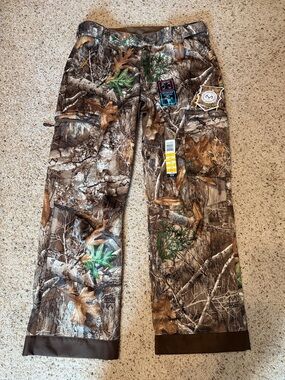 Men’s realtree camo fleece lined pants NWT 36/38